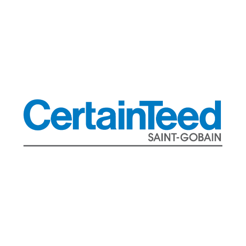 CertainTeed Saint-Gobain logo for commercial roofing company.