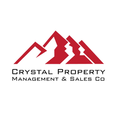 Red mountain logo for Crystal Property Management & Sales Co.